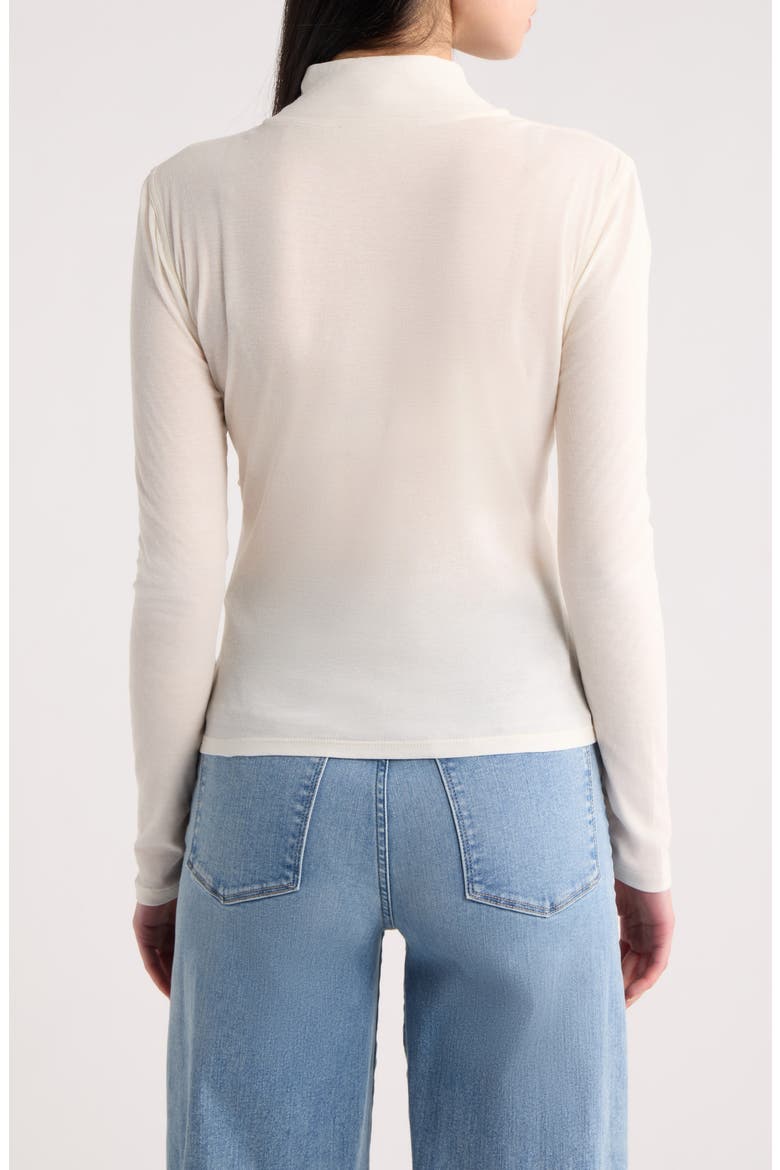 The Shadow Turtleneck Top, Alternate, color, CREAM