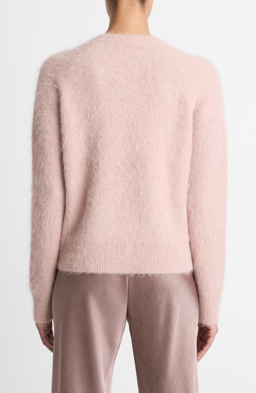Vince Brushed Sweater In Pink