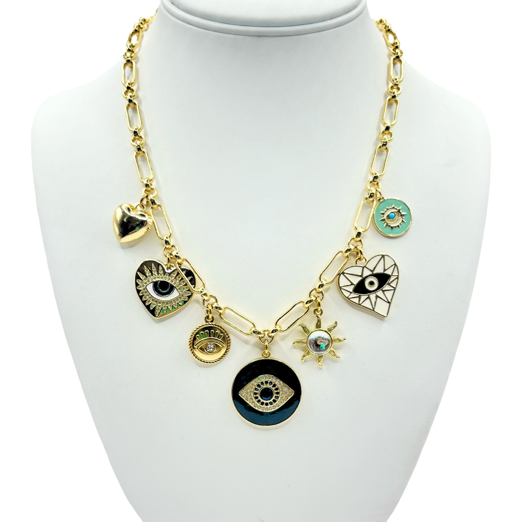 Holst + Lee Holst+lee Charm Necklace In Brown