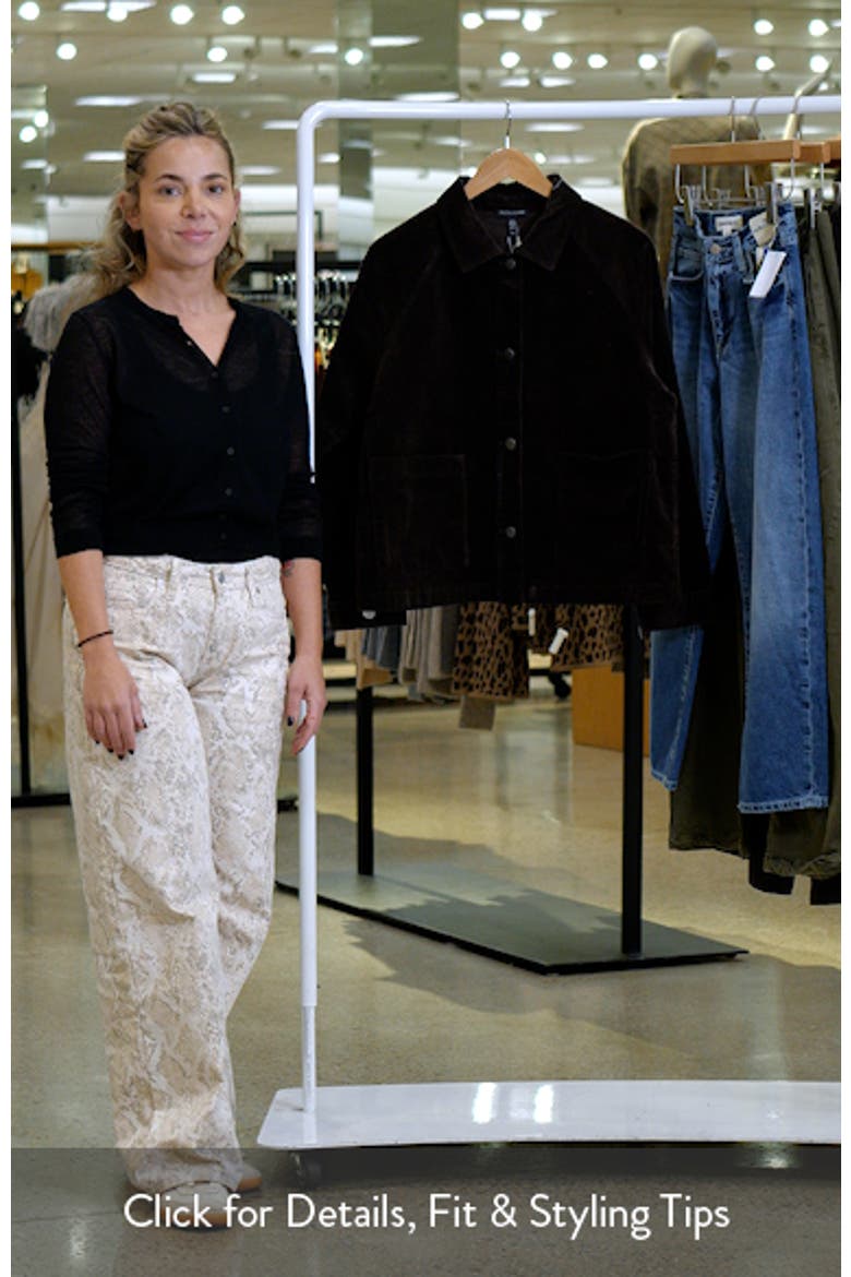 Classic Collar Corduroy Jacket video