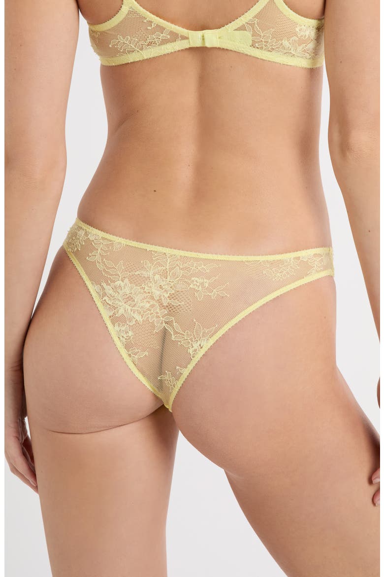 Plume Tanga Panties, Alternate, color, LIGHT YELLOW