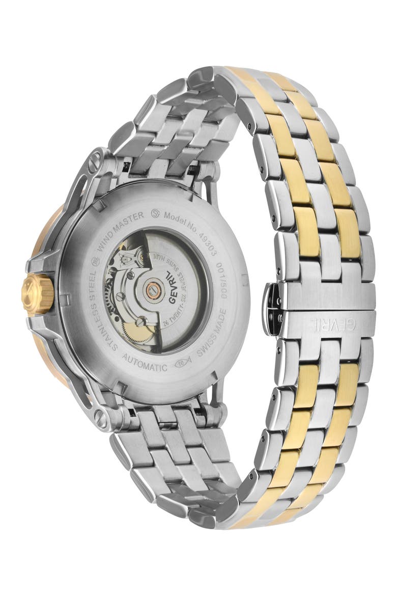 Wind Master Automatic Bracelet Watch, 44mm, Alternate, color, TWO TONED IPYG/ SILVER