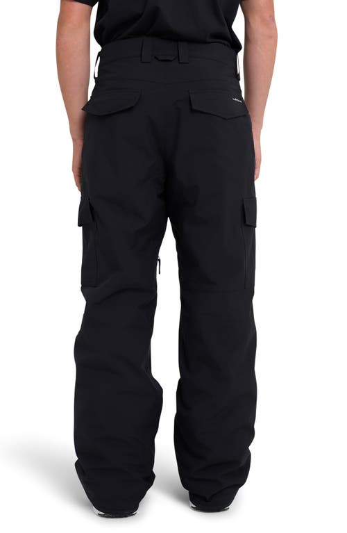 Quiksilver Porter Waterproof Snow Pants In Black