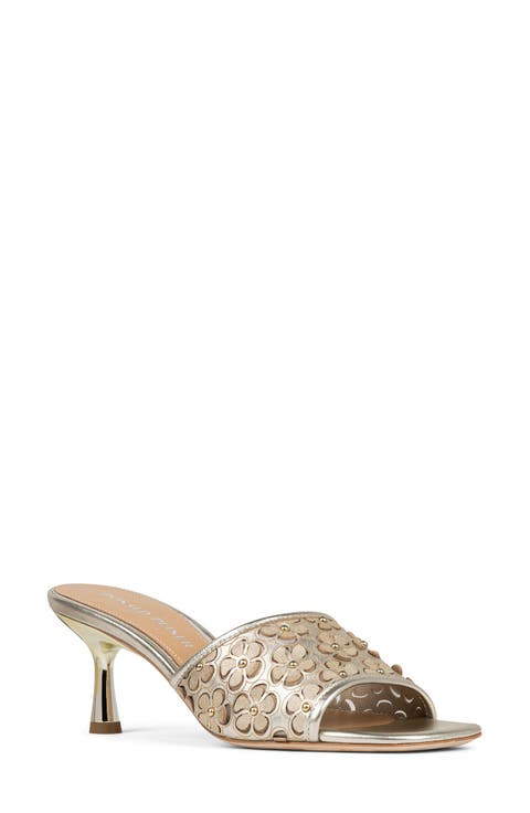 Rikki Kitten Heel Slide Sandal (Women)