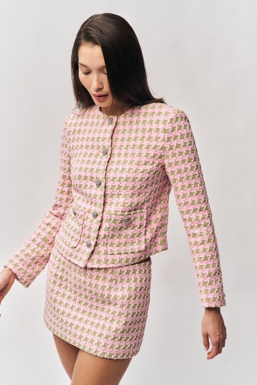 Guizio Halstead Skirt In Pink Multi