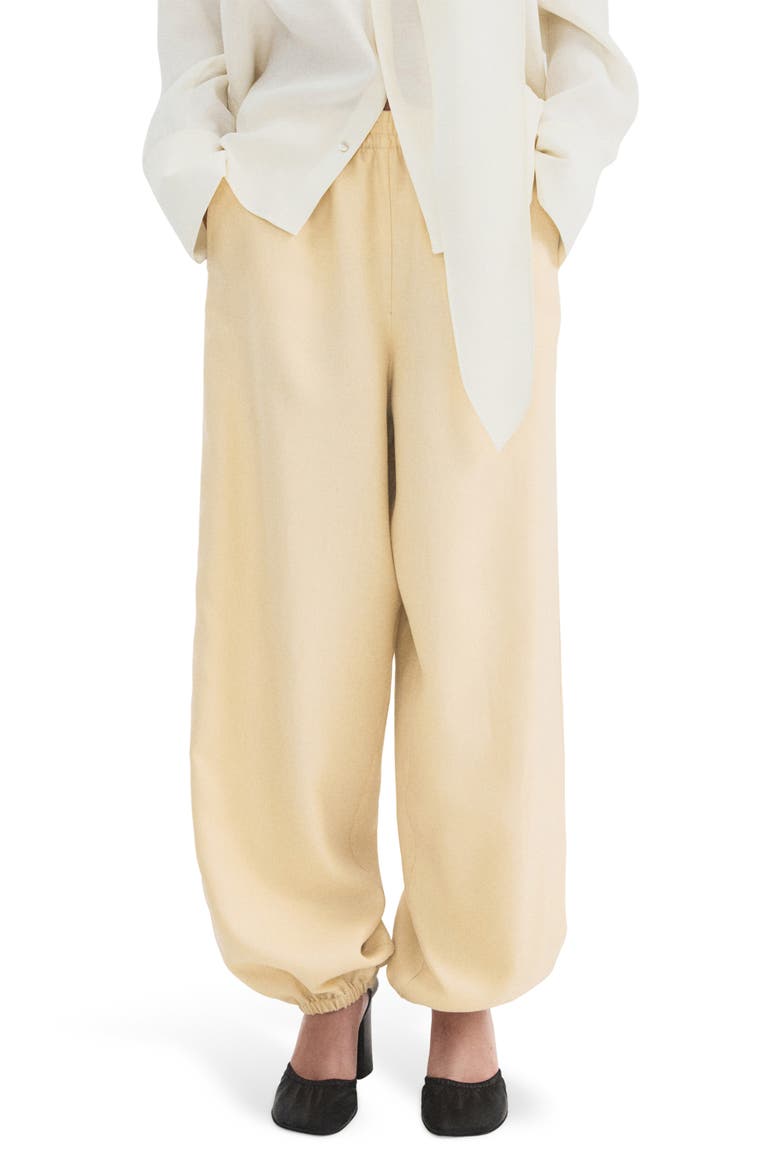Balloon Sweatpants, Main, color, ECRU