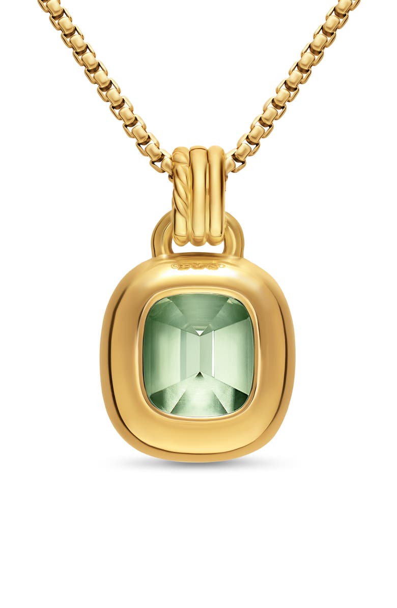 David Yurman DY Mercer<sup>®</sup> Semiprecious Stone Amulet, Alternate, color, Prasiolite