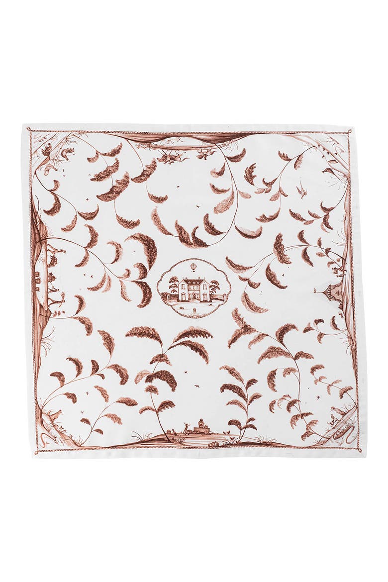 Set of 4 Country Estate Harvest Napkins, Alternate, color, SEPIA