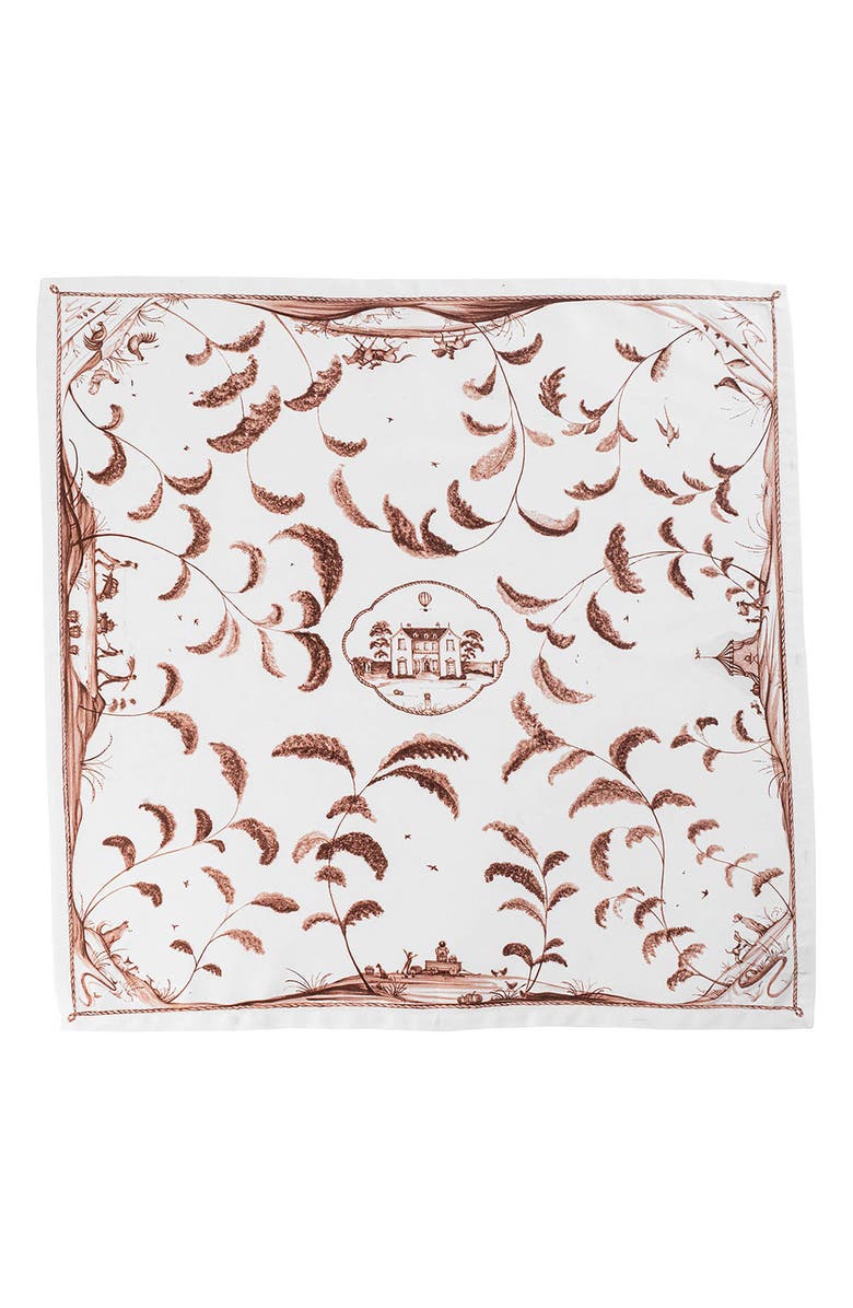 Juliska Set of 4 Country Estate Harvest Napkins, Alternate, color, Sepia