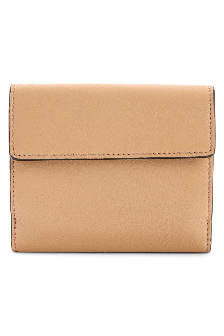 Leather Envelope Trifold Wallet, Alternate, color, LIGHT TAN