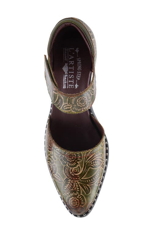 L'artiste By Spring Step Jazzberry Ankle Strap Pump In Multi