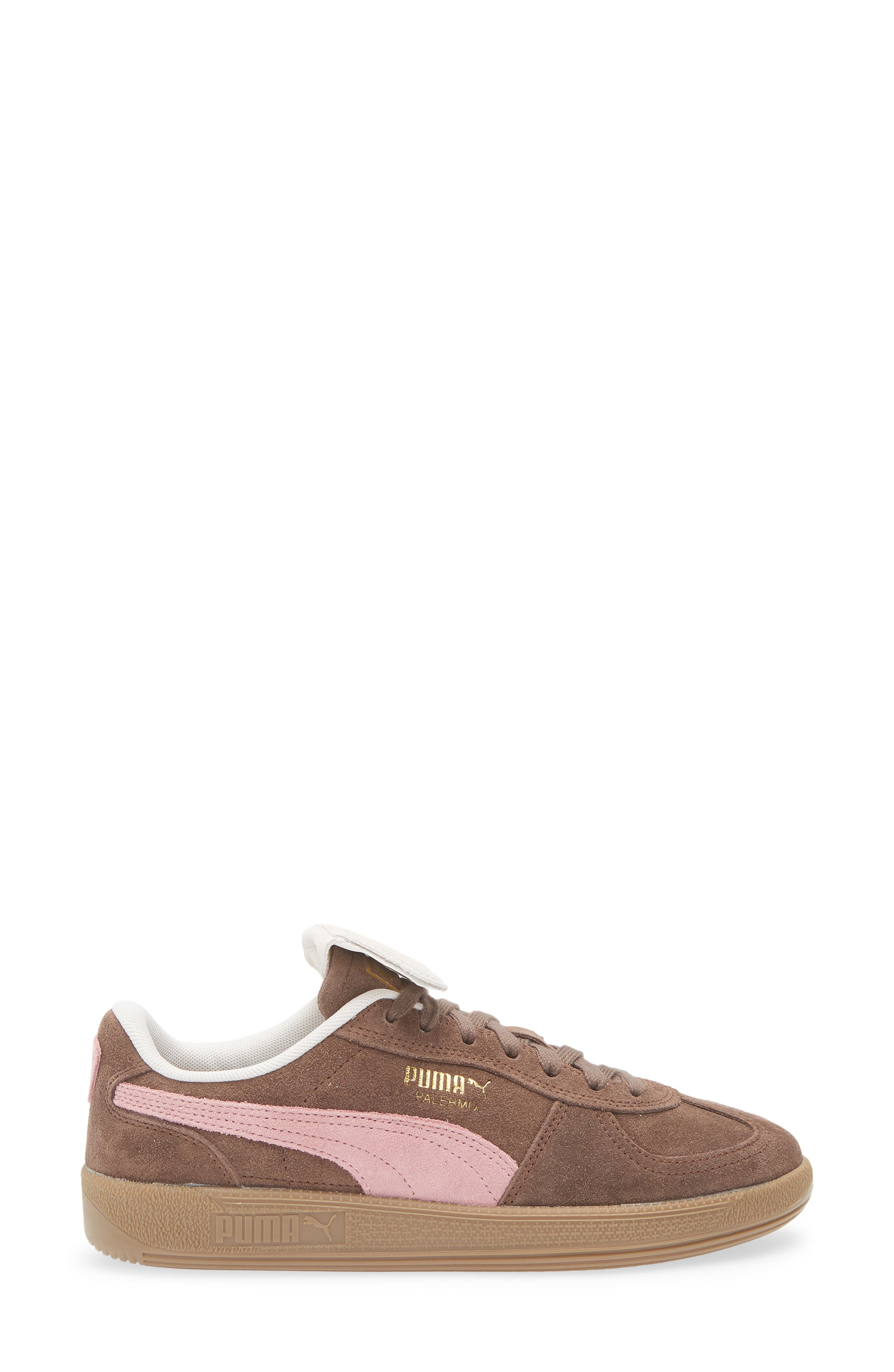 PUMA Palermo Premium Sneaker, Alternate, color, Flat Bronze/ Poised Pink