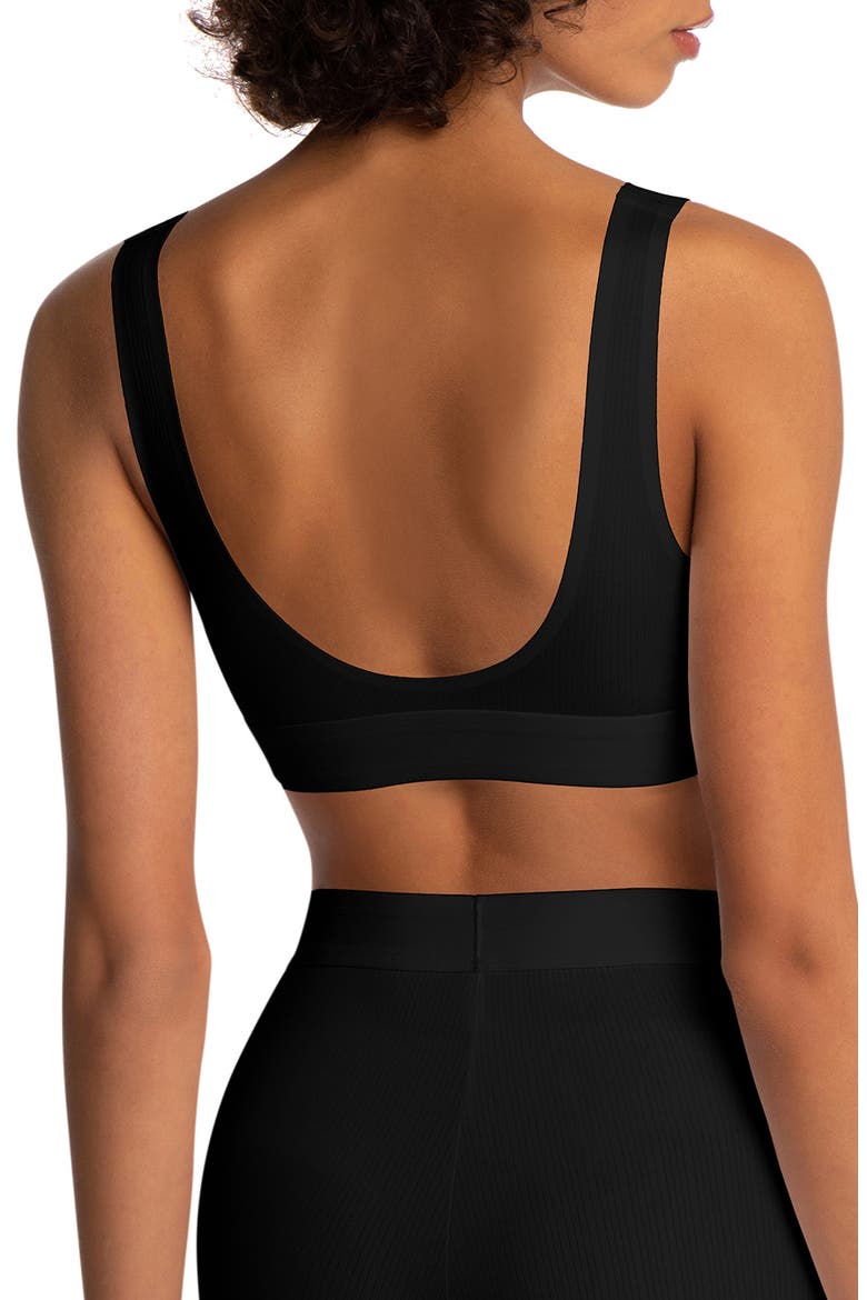 Beauty Scoop Bralette, Alternate, color, 000 BLACK