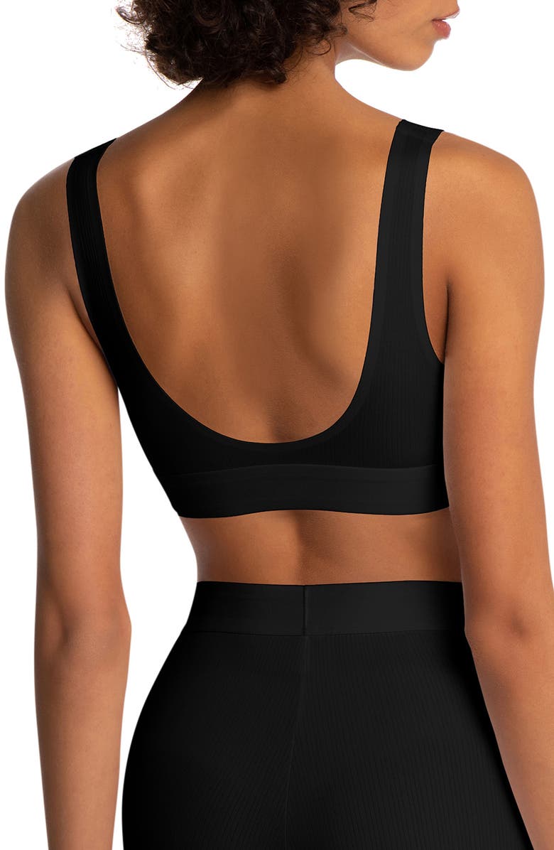 Wolford Beauty Scoop Bralette, Alternate, color, 000 Black