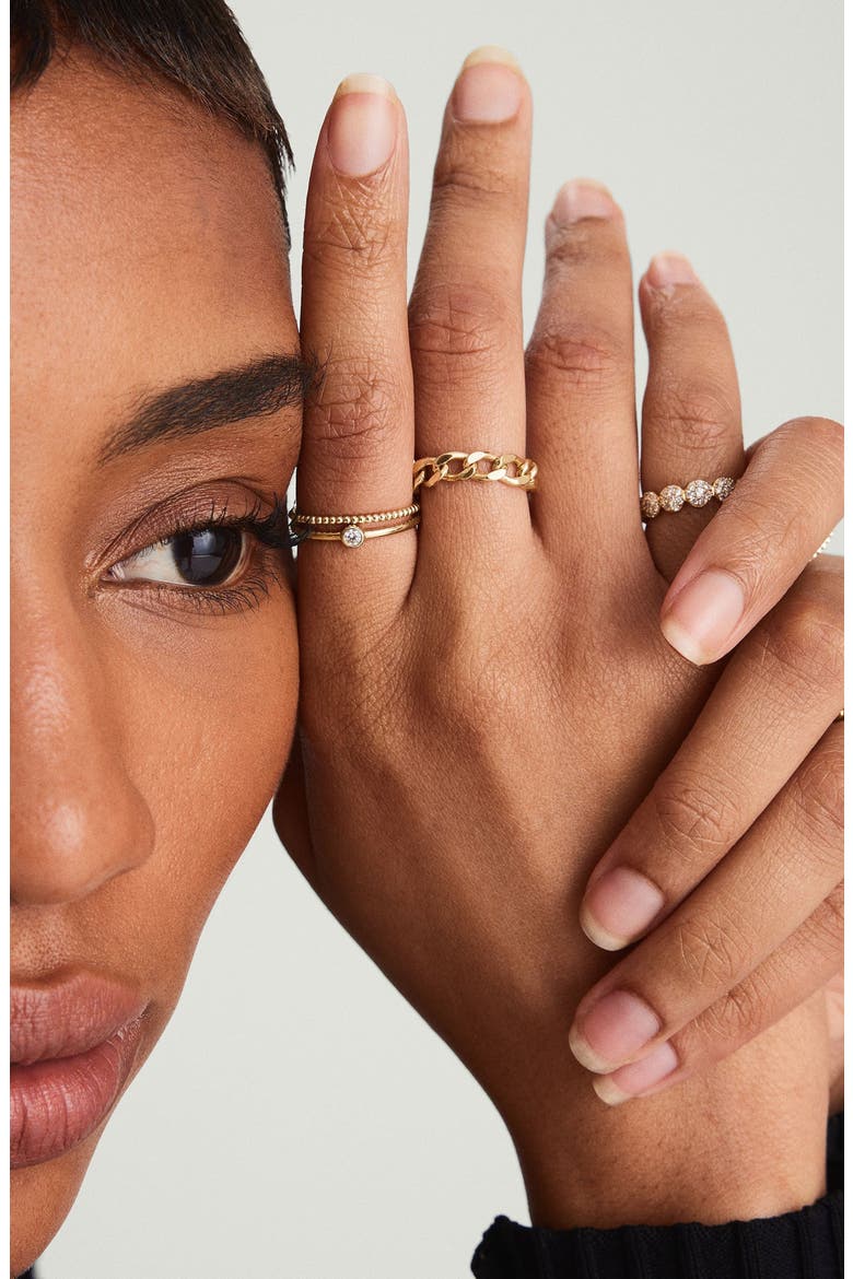 Bold Chain Ring, Alternate, color, Yellow Gold