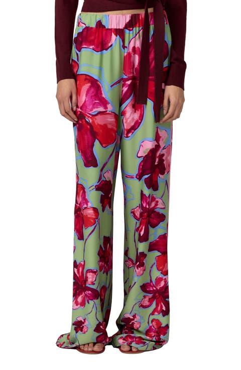 Verick Print Wide Leg Pants