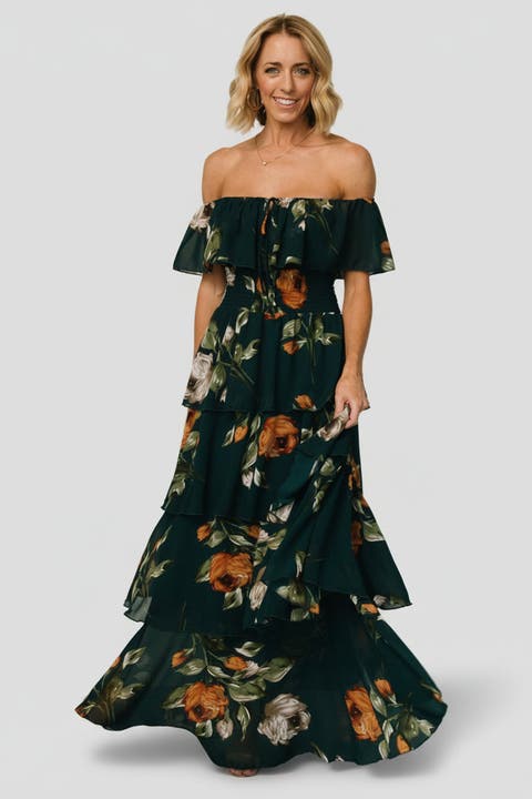Carina Off Shoulder Maxi Dress