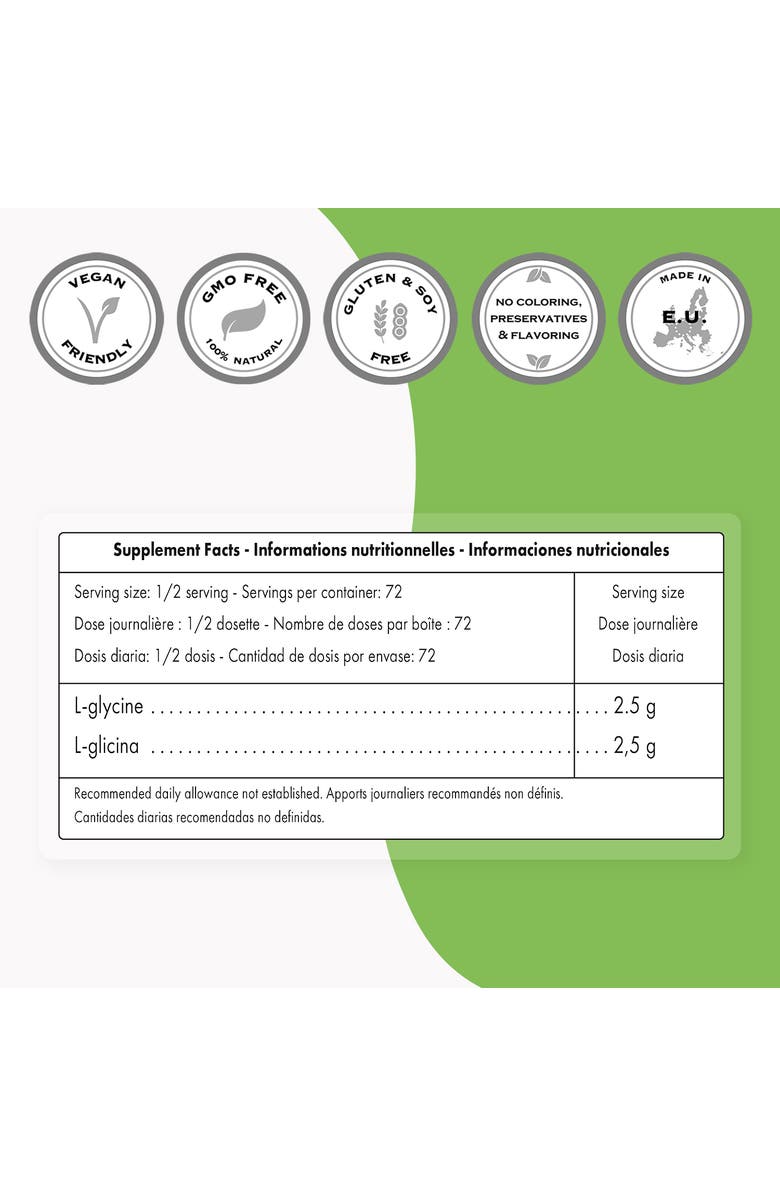 SuperSmart Glycine Supplement, Alternate, color, NO COLOR