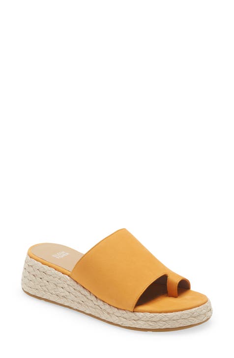 Tarry Toe Loop Espadrille Wedge Slide Sandal (Women)