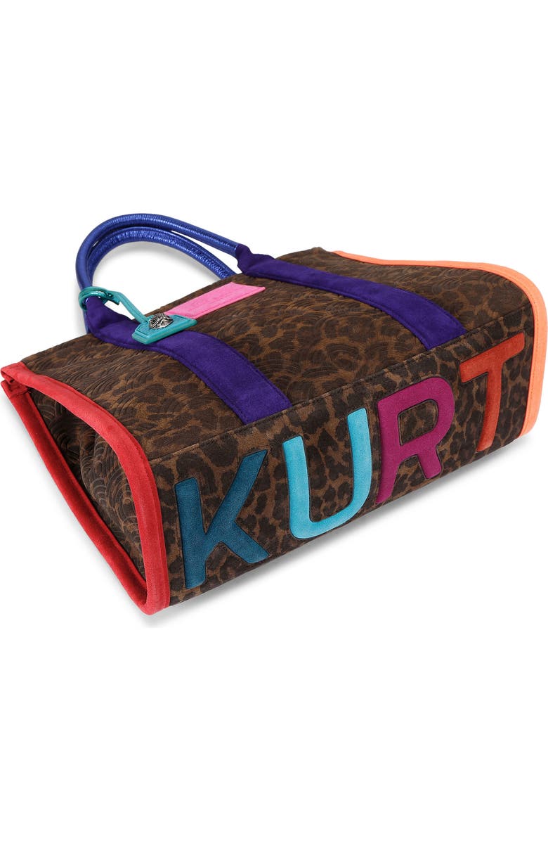 Kurt Geiger London Southbank Suede Tote, Alternate, color, Open Brown