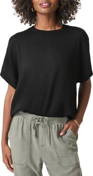 Splendid Supersoft Short Sleeve Sweatshirt