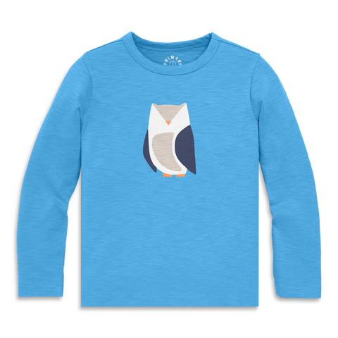 Kids Long Sleeve Owl Tee (Toddler, Little Kid, & Big Kid)