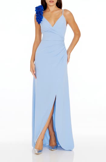 Camelia Ruffle Detail Gown