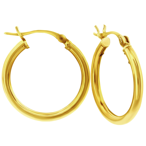 Donatello Gian 14k Gold Large Hoops In Gold