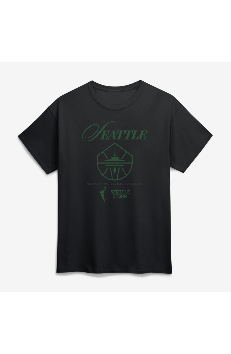 Logo Athletic Unisex Logo Athletic Black Seattle Storm In Motion T-Shirt, Main, color, Black