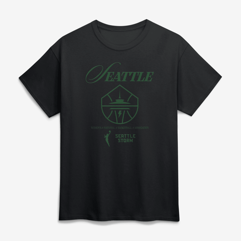 Unisex Logo Athletic Black Seattle Storm In Motion T-Shirt