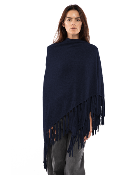 Pure Cashmere Fringe Wrap