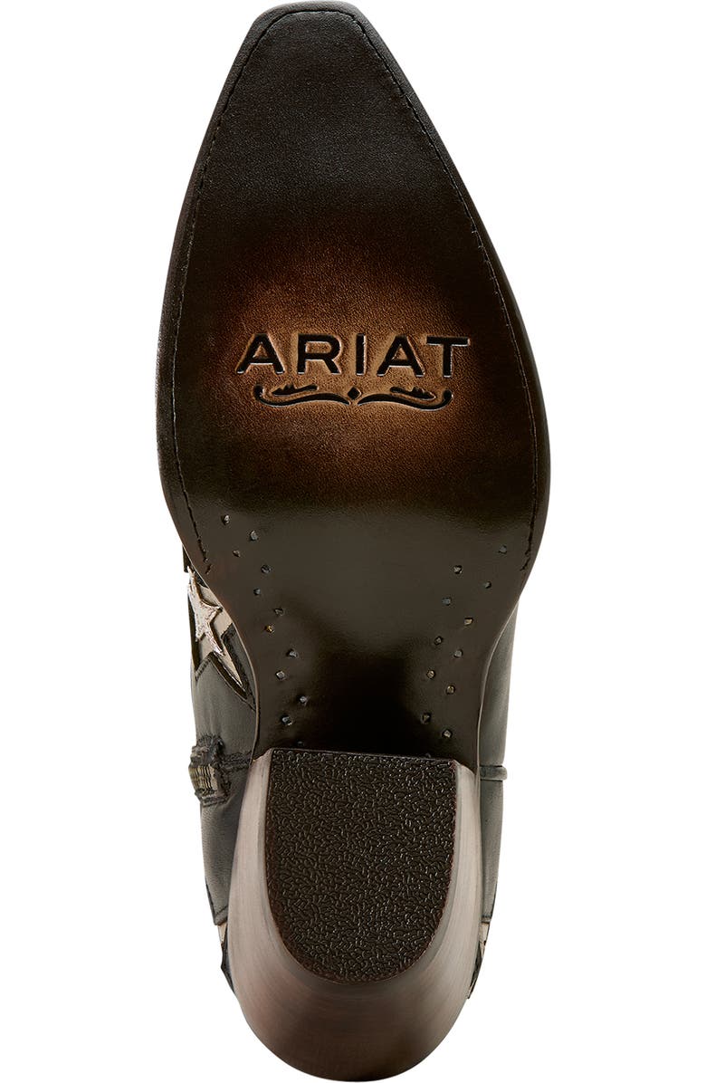 Ariat Casanova Star X Toe Western Boot, Alternate, color, Inkwell Black