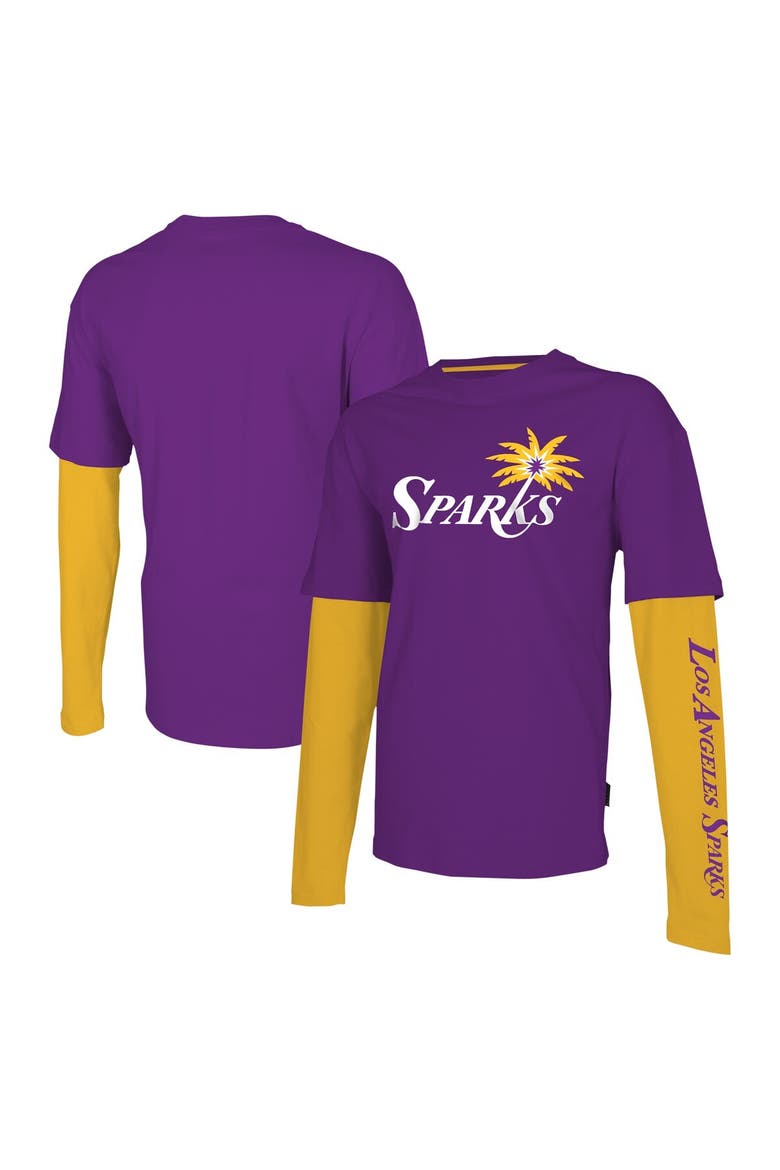 Unisex Stadium Essentials Purple Los Angeles Sparks Spectator Long Sleeve T-Shirt, Main, color, Purple