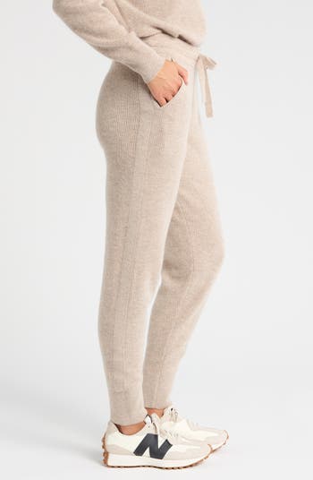 Wool & Cashmere Knit Joggers