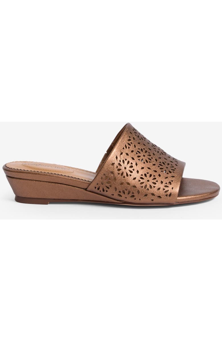 Comfortview The Capri Slip On Mule, Alternate, color, Bronze