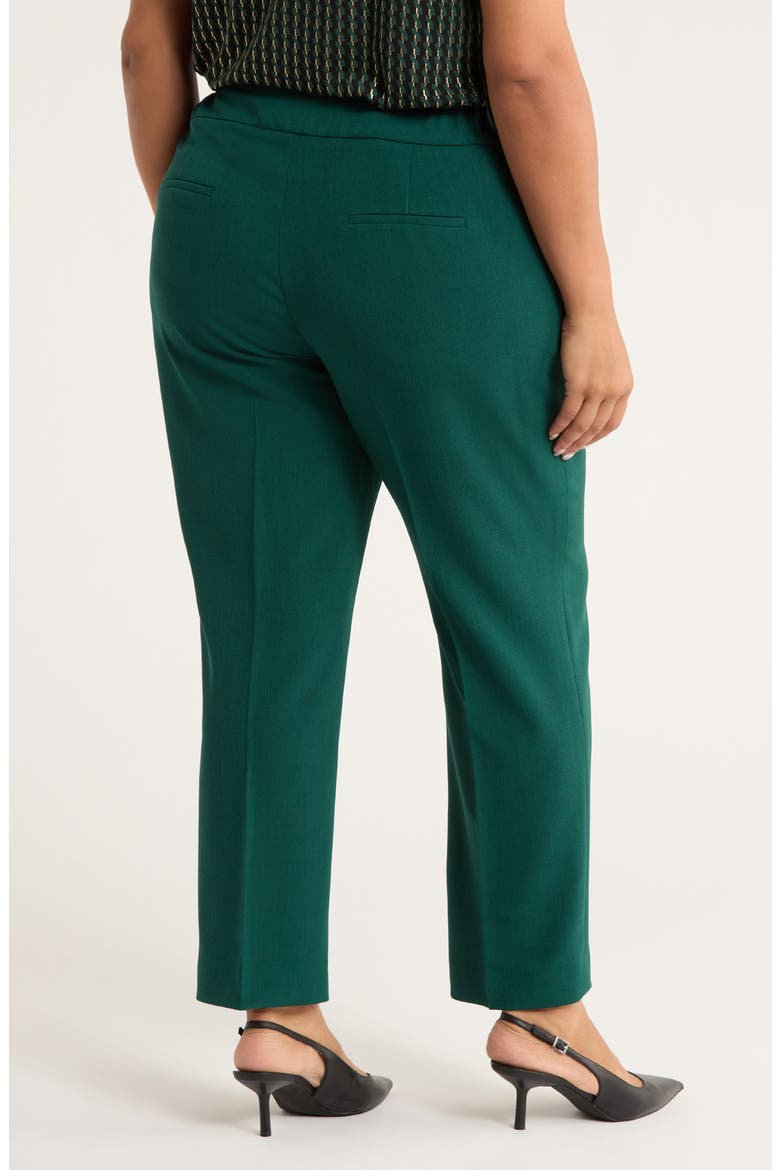 Flat Front Slim Pants, Alternate, color, EVERGREEN
