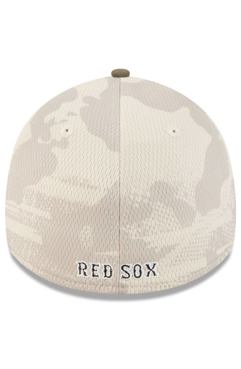 New Era Men's New Era Light Beige/Olive Boston Red Sox 2025 Armed Forces Day 39THIRTY Flex Hat, Alternate, color, Light Beige