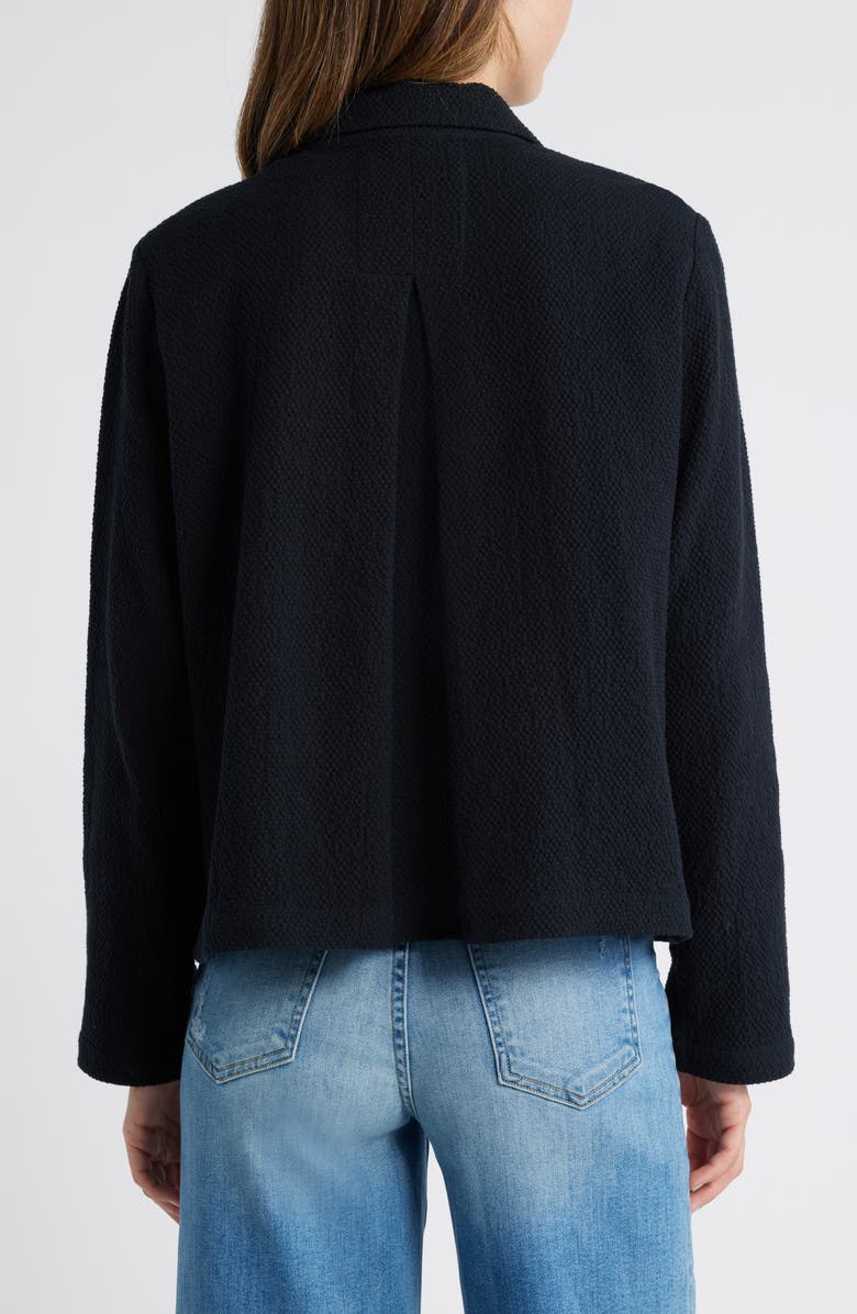Eileen Fisher Classic Notch Collar Stretch Organic Cotton Jacket, Alternate, color, 