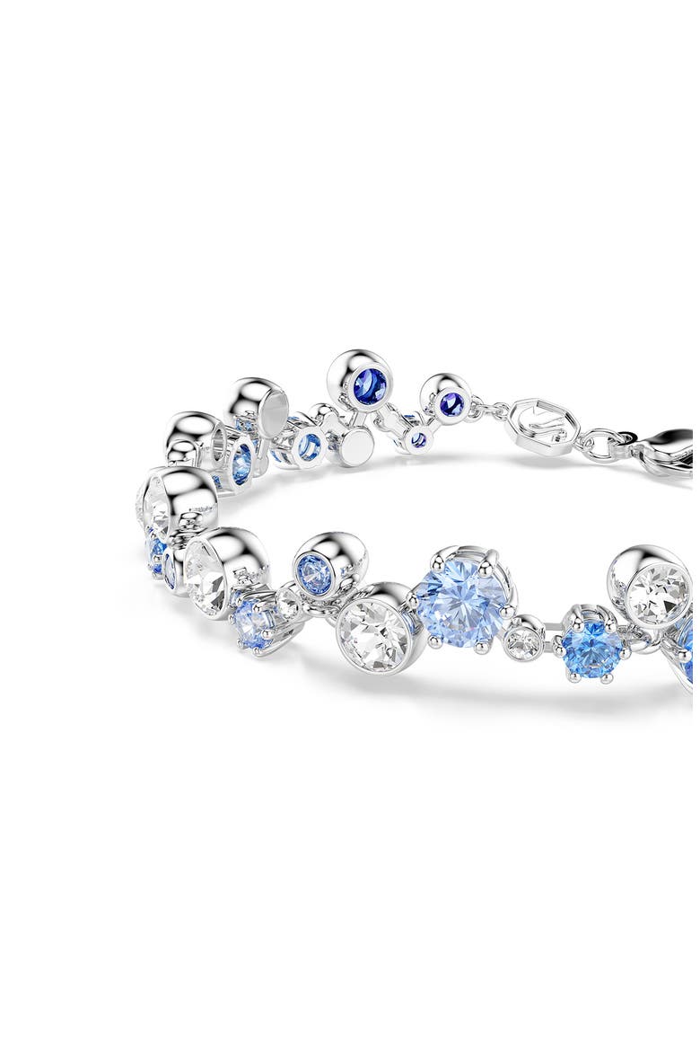 Constella Crystal & Zirconia Bracelet, Alternate, color, SILVER/ BLUE