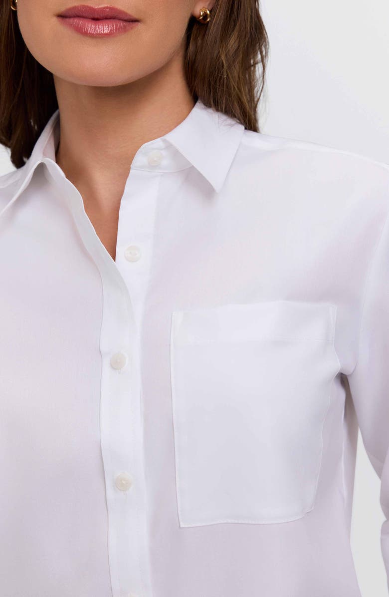 Foxcroft Jodie Cotton Blend Button-Up Shirt, Alternate, color, 