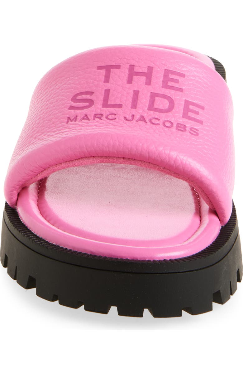 Marc Jacobs The Lug Slide Sandal, Alternate, color, Bow Pink