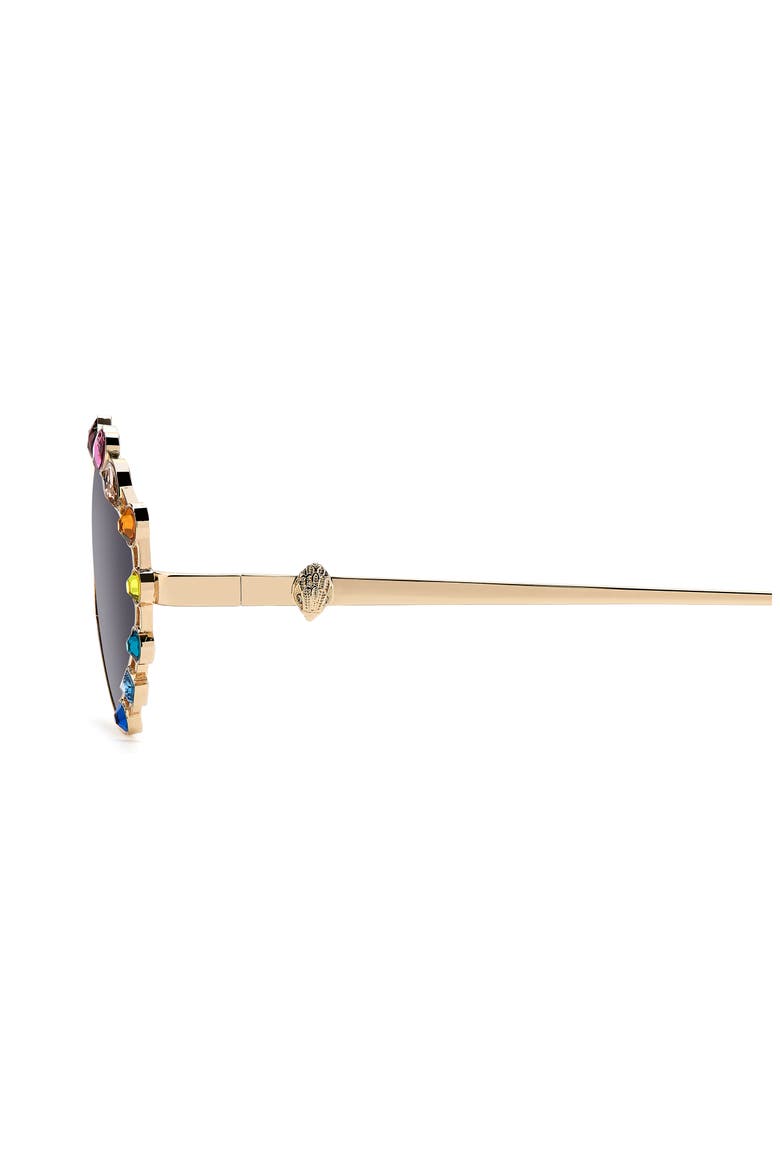 54mm Rectangular Sunglasses, Alternate, color, YELLOW GOLD/ GREY