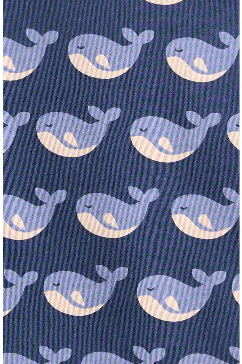 Whales Assorted 2-Pack Organic Cotton Bodysuits, Alternate, color, BLUE