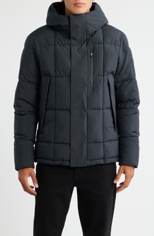 Save The Duck Fraser Water Resistant Quilted Hooded Parka In Black