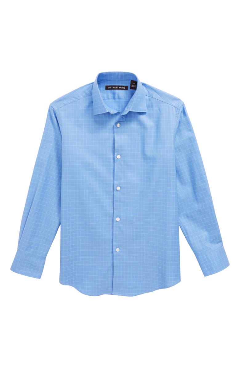 Michael Kors Collection Check Dress Shirt, Main, color,