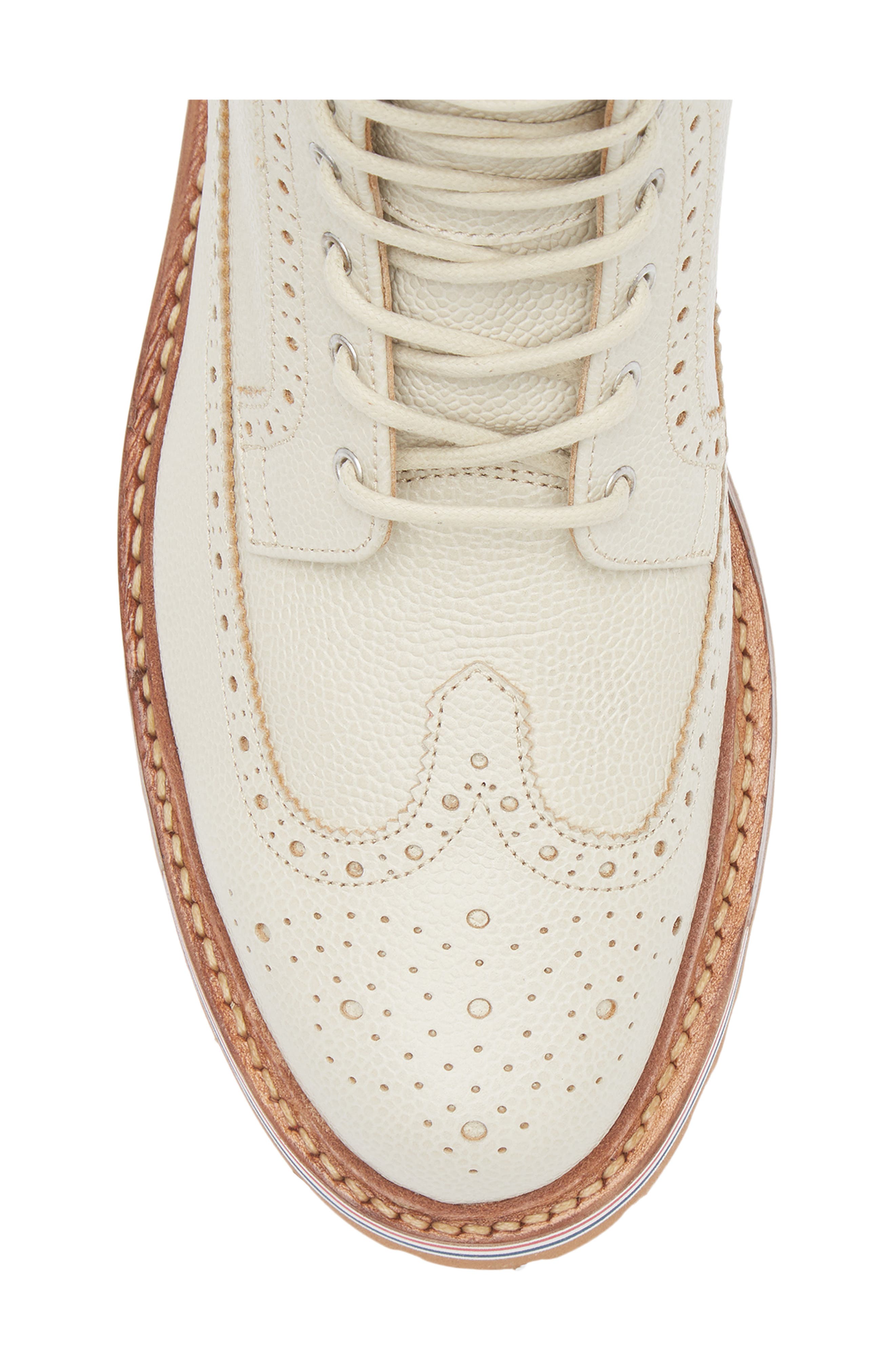 Thom Browne Longwing Lug Sole Boot, Alternate, color, Khaki