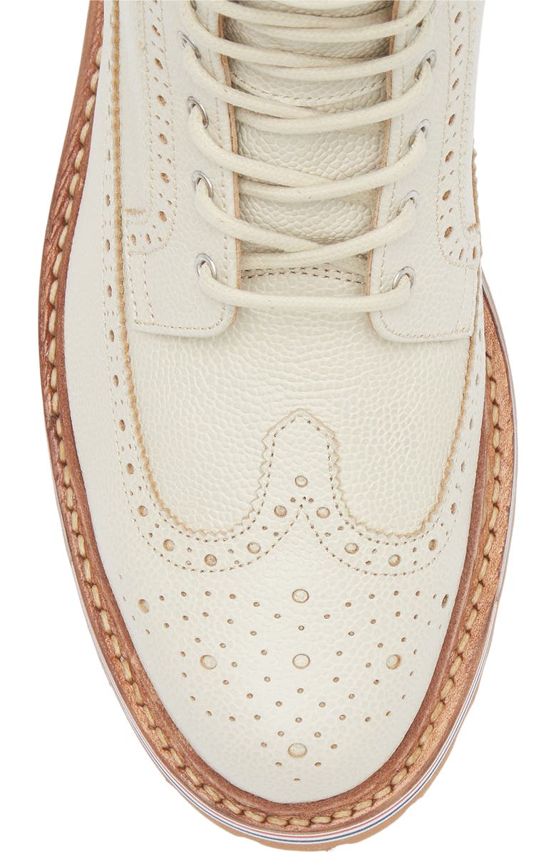 Thom Browne Longwing Lug Sole Boot, Alternate, color, Khaki