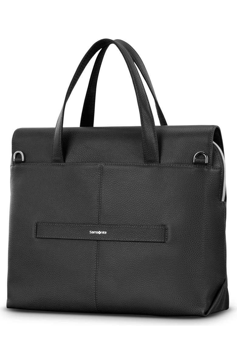 Samsonite Mobile Solution 2 Convertible Leather Briefcase, Alternate, color, Black