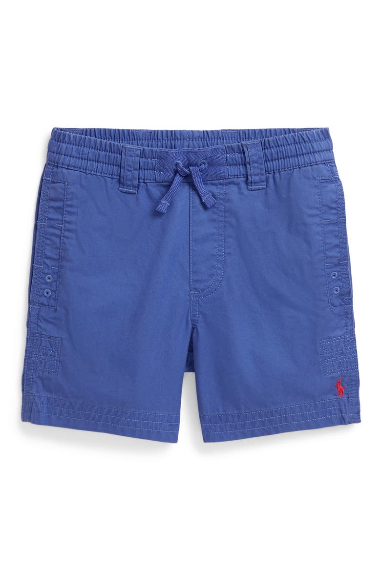 Kids' Cotton Twill Rugby Shorts, Main, color, LBRTY