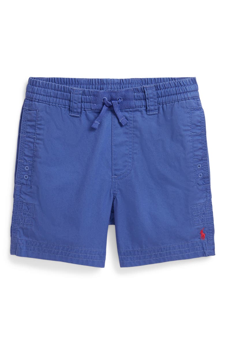 Polo Ralph Lauren Kids' Cotton Twill Rugby Shorts, Main, color, Liberty